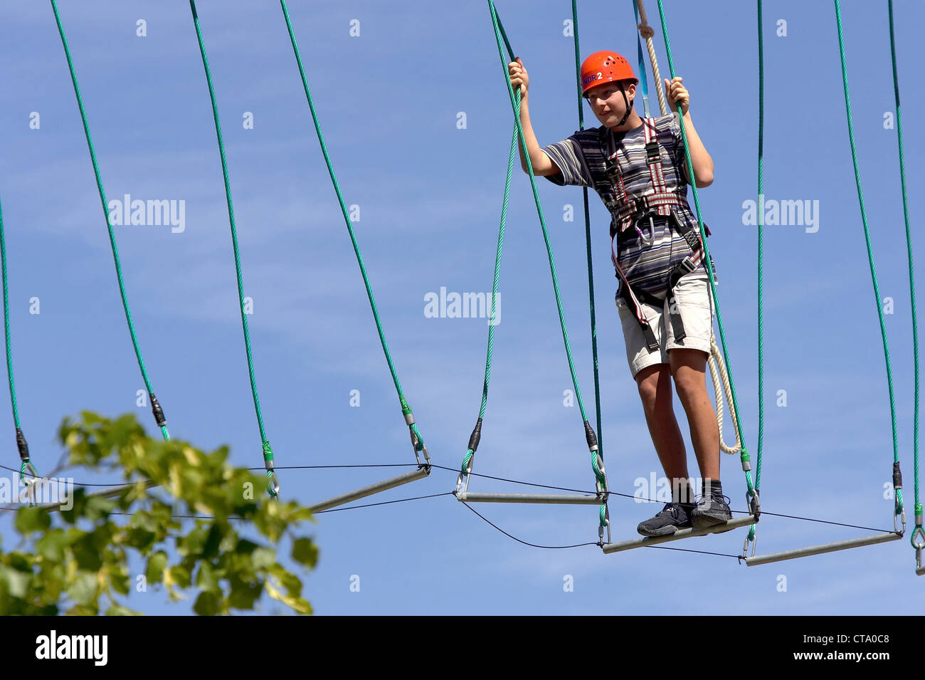 Kiel, ropes and airy heights Stock Photo - Alamy
