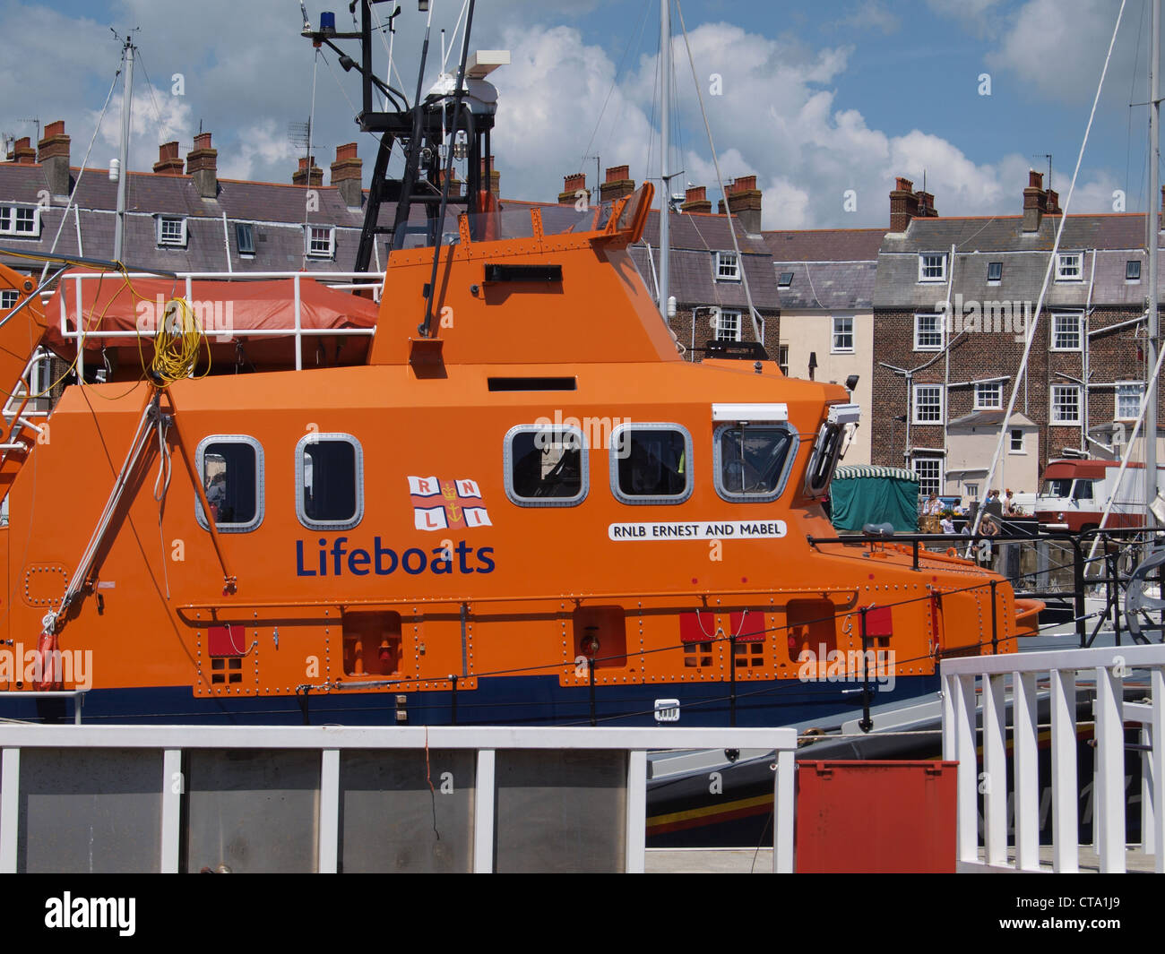 Lifeboat. Weymouth Harbour. Dorset. UK Stock Photo - Alamy