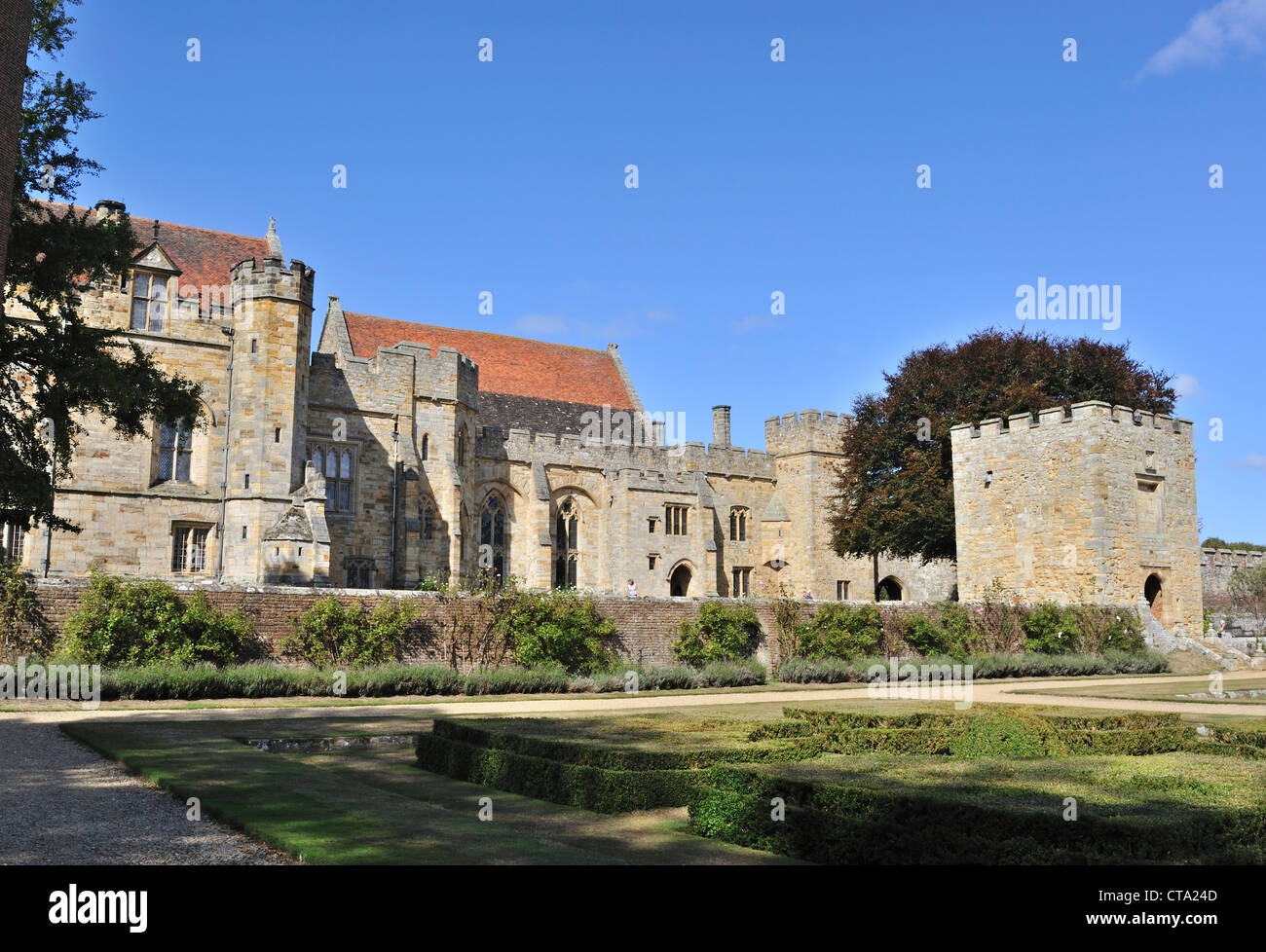 Penshurst Place gardens, Kent, UK Stock Photo Alamy