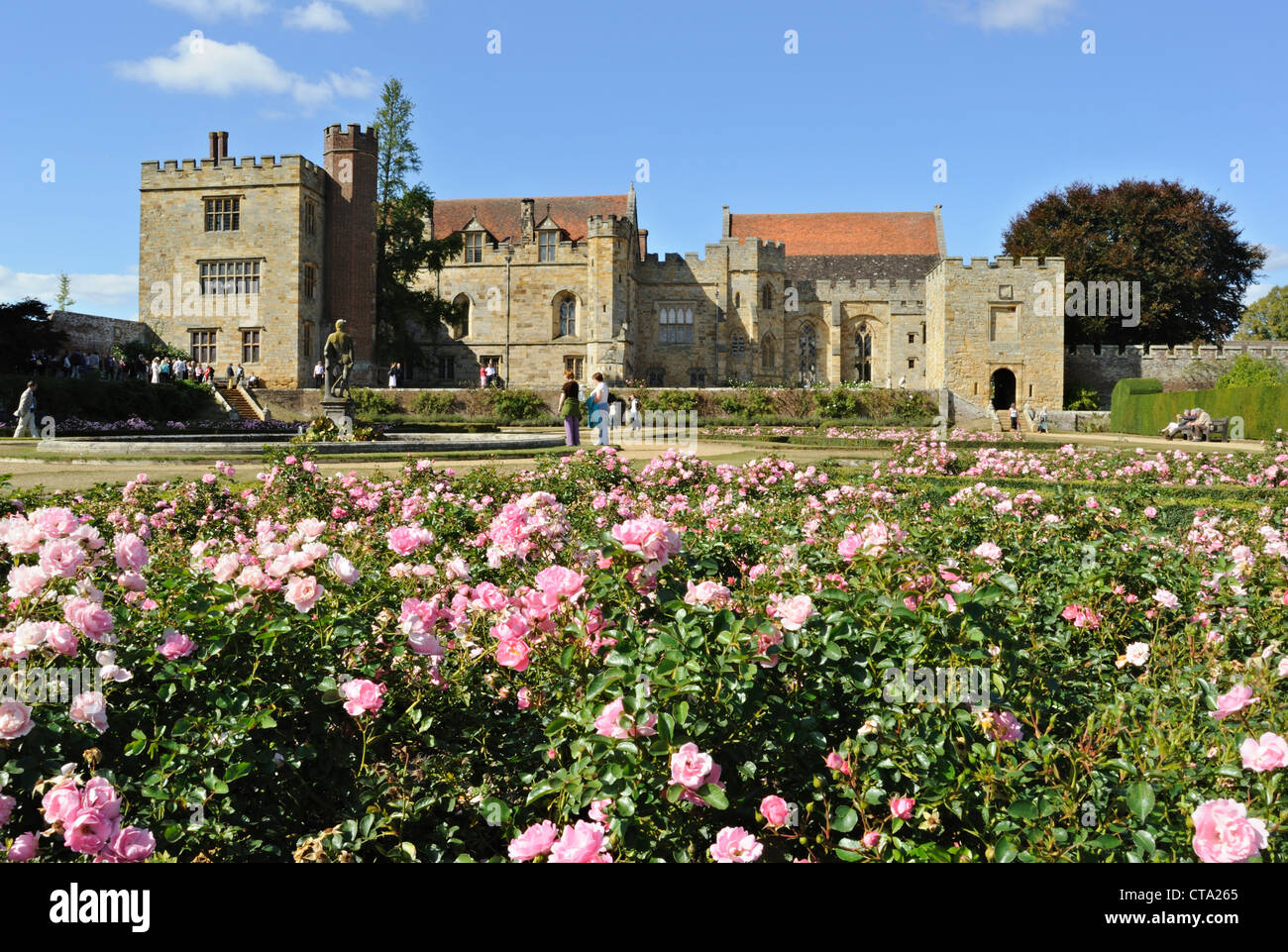 Penshurst Place gardens, Kent, UK Stock Photo Alamy
