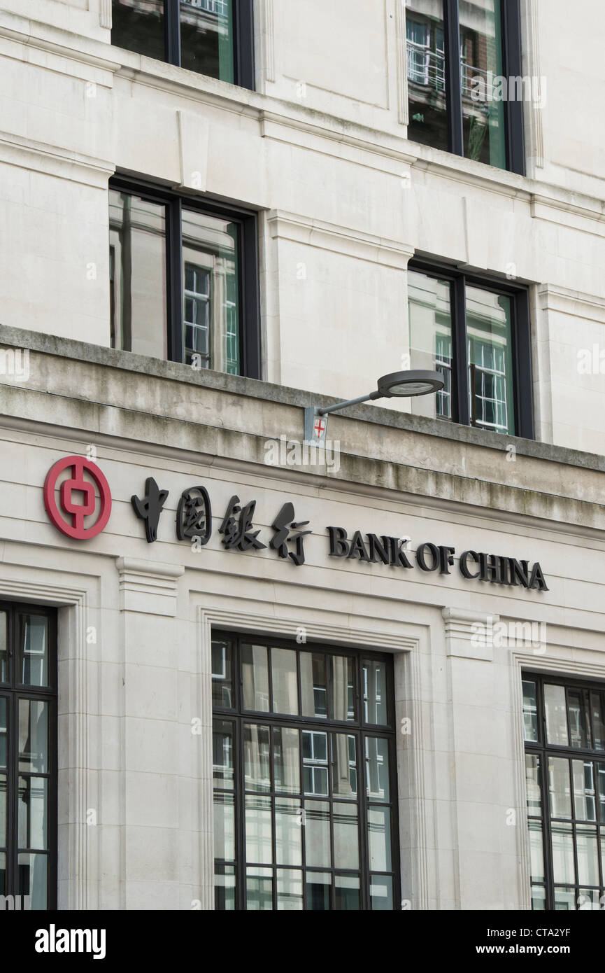 Bank of China. Gresham Street. London Stock Photo