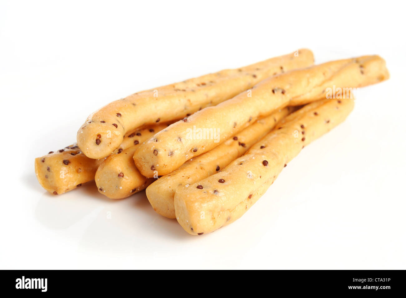 tasty biscuit sticks isolate on white background Stock Photo - Alamy