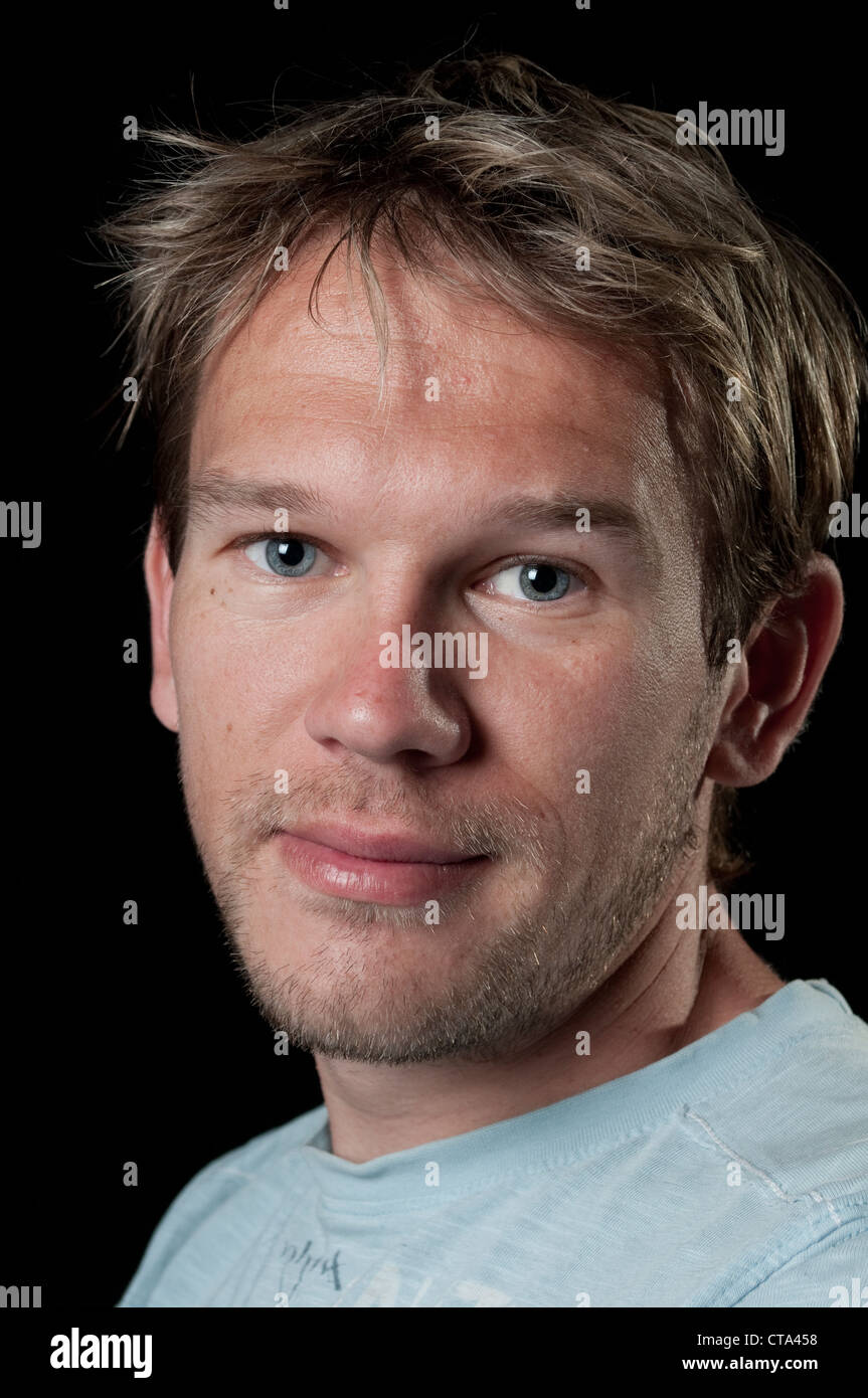 Headshot handsome blond young man hi-res stock photography and images ...