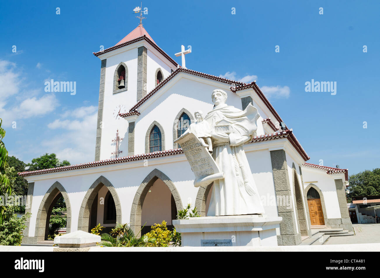 motael church in dili east timor, timor leste Stock Photo