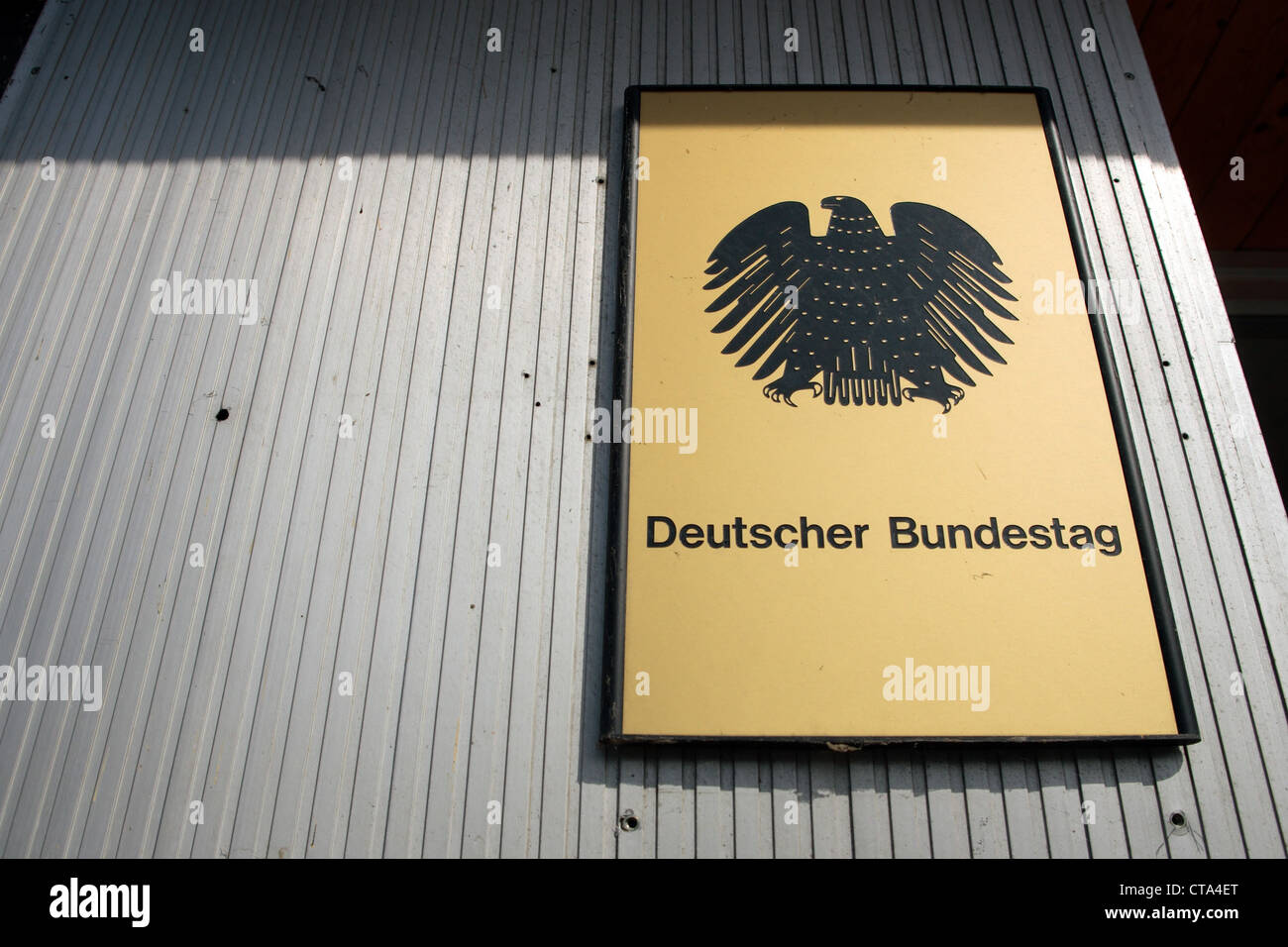 Berlin, shield of the German Bundestag Stock Photo - Alamy