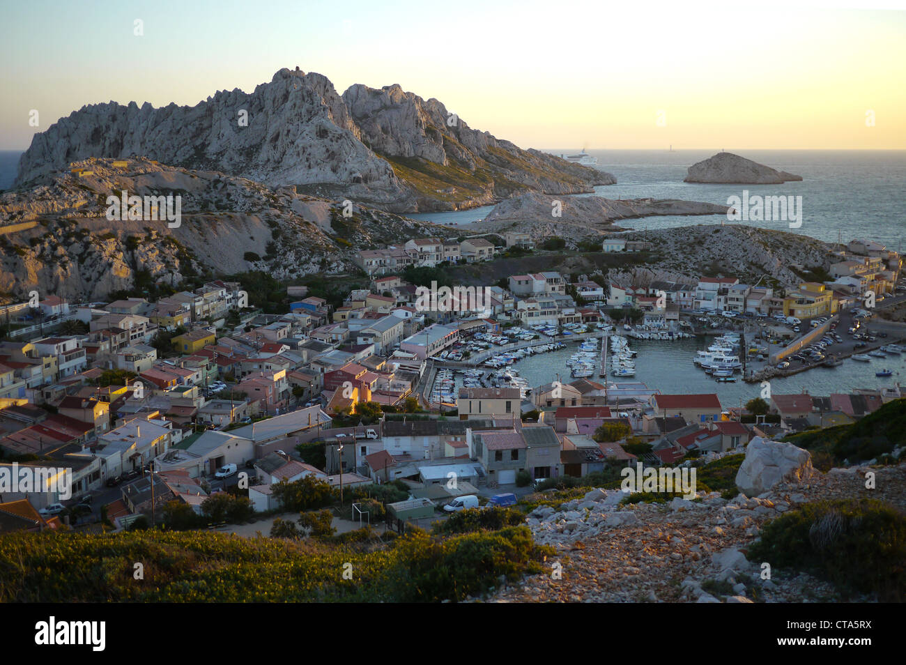 french fishing village Stock Photo Alamy