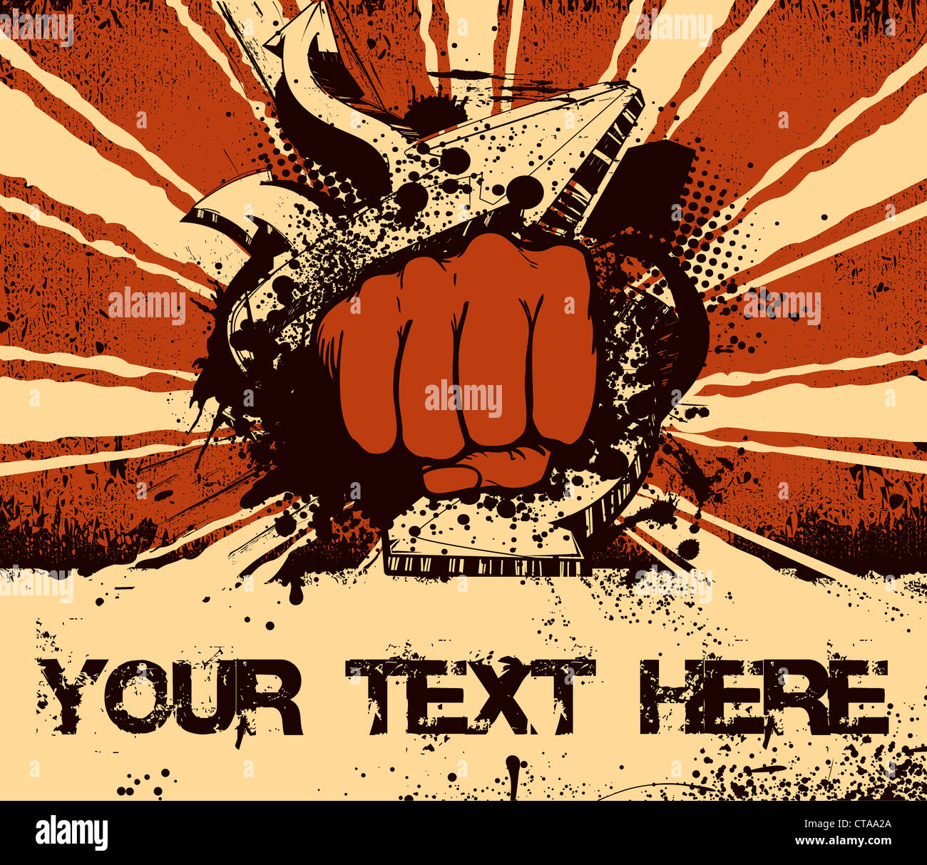 vector urban background with punch Stock Photo Alamy