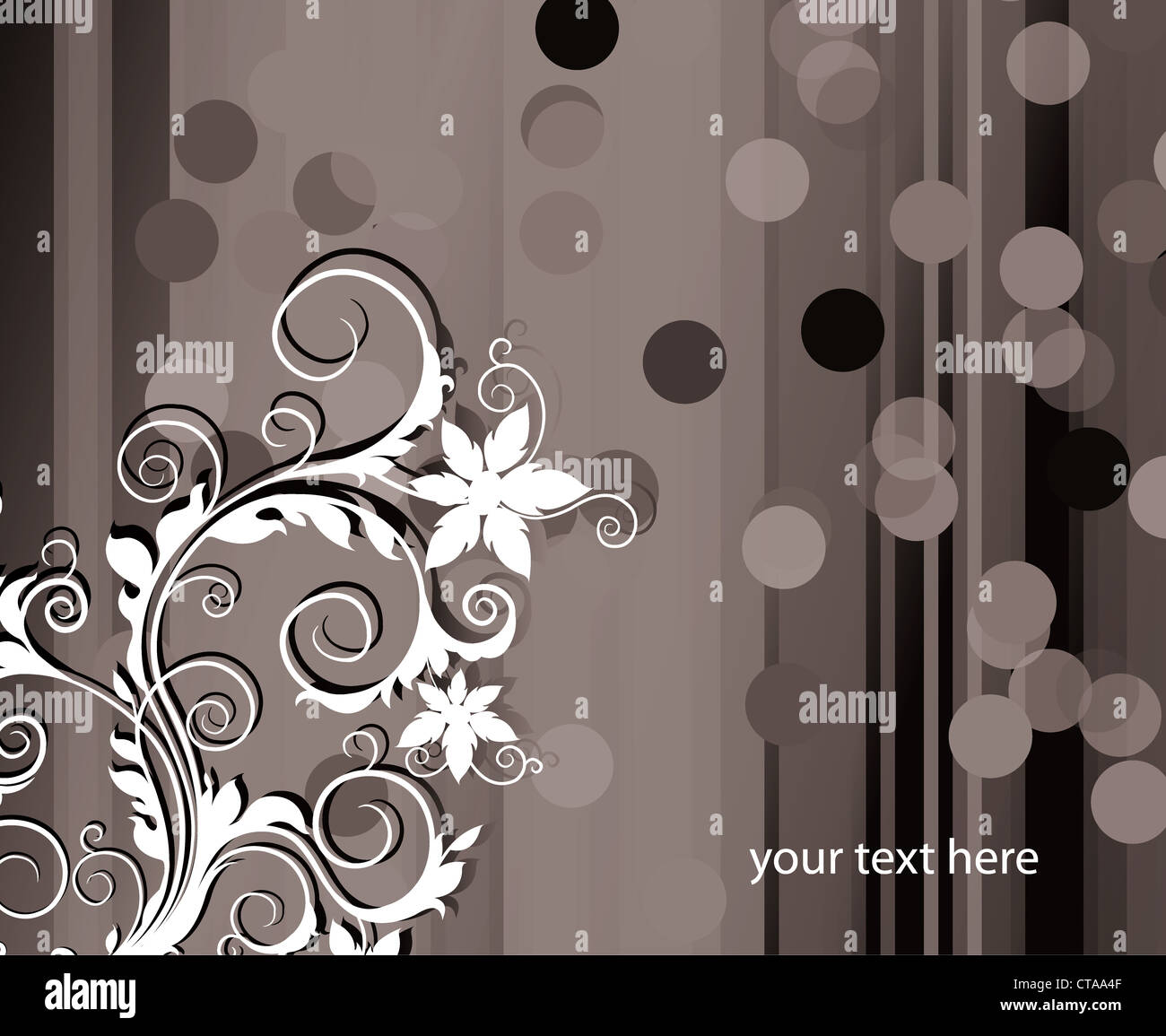 abstract floral background vector illustration Stock Photo - Alamy