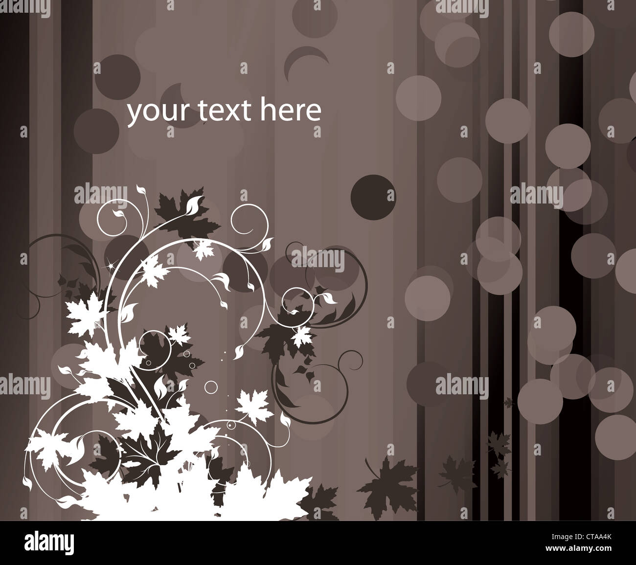 abstract floral background vector illustration Stock Photo - Alamy