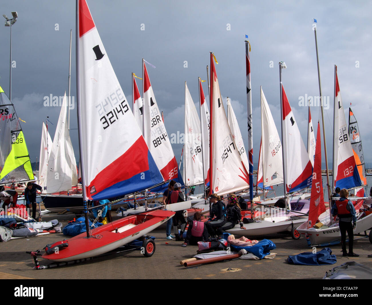National Schools Sailing Association Regatta, Weymouth and Portland National Sailing Academy July 2012 Stock Photo