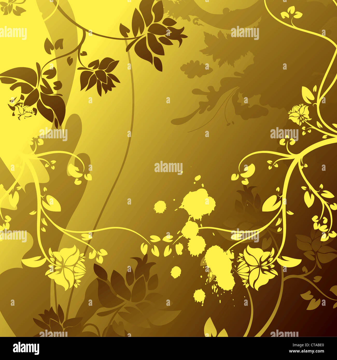 abstract floral background vector illustration Stock Photo - Alamy