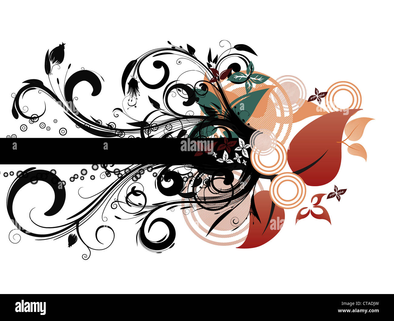 spring floral background vector illustration Stock Photo - Alamy