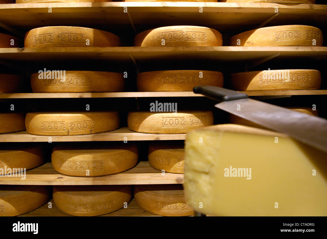 Cheese loaves alpine cheese in hires stock photography and images Alamy