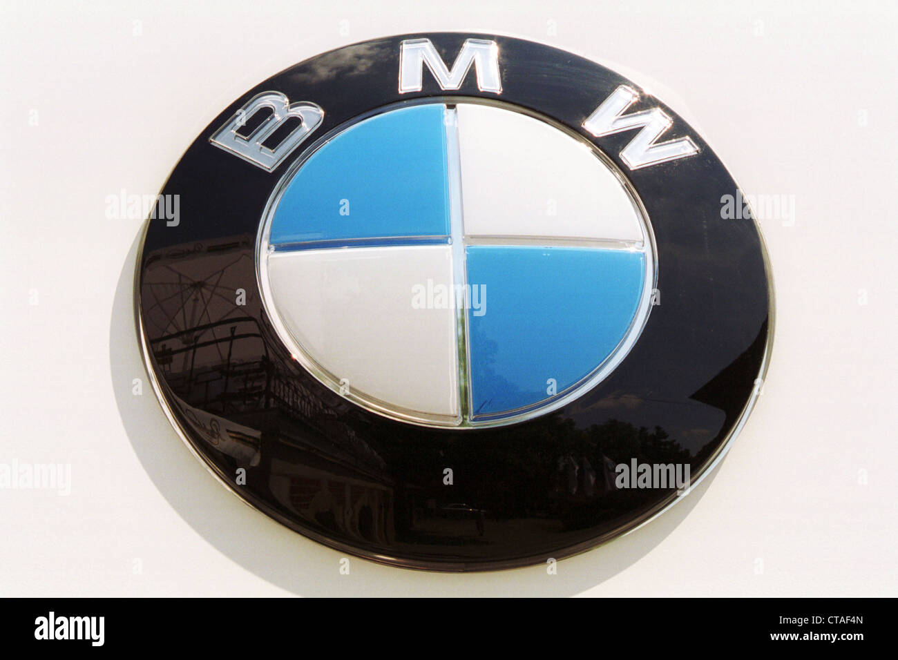 The company logo of BMW Stock Photo