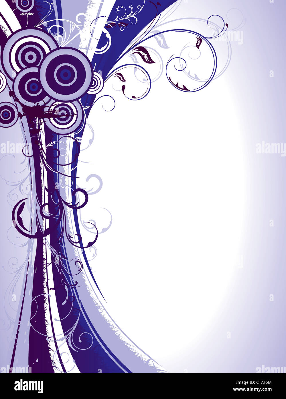 abstract floral background vector illustration Stock Photo - Alamy