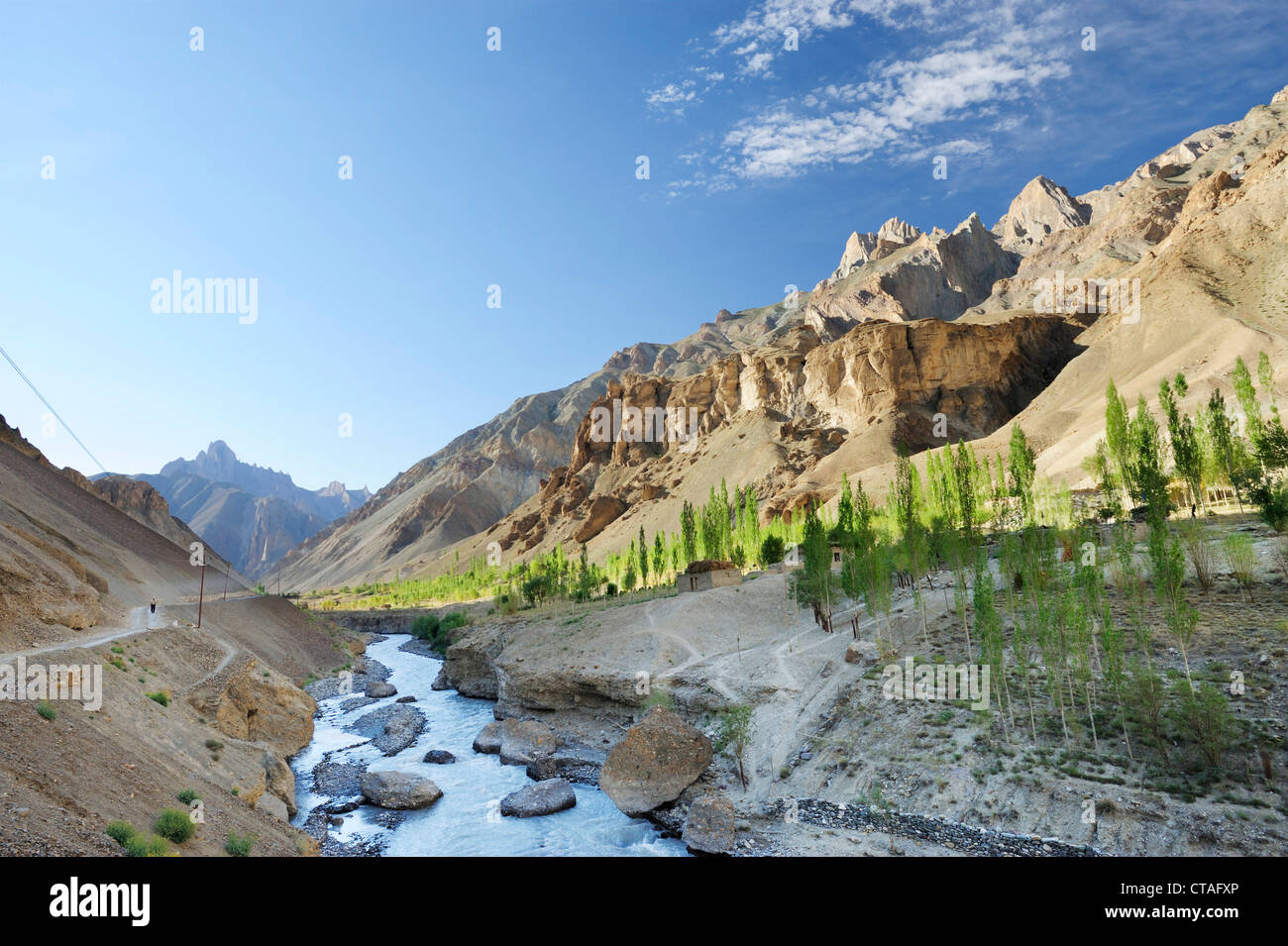 Valley near village Wanla, Zanskar Range Traverse, Zanskar Range ...