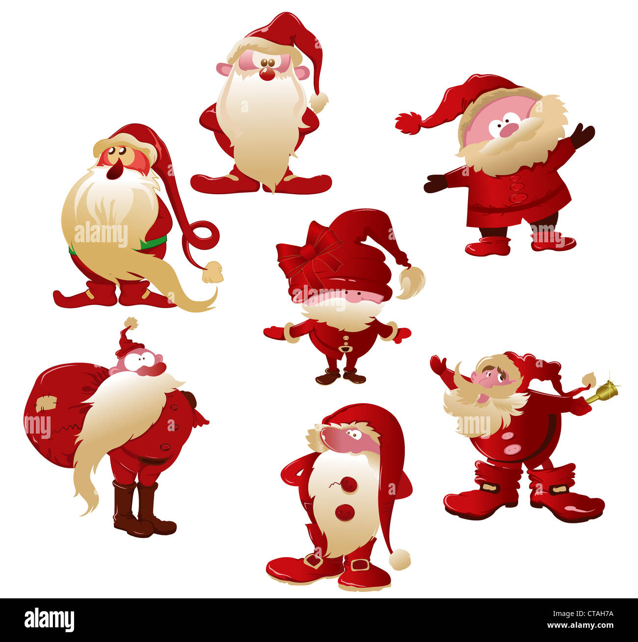 santa claus vector Stock Photo - Alamy