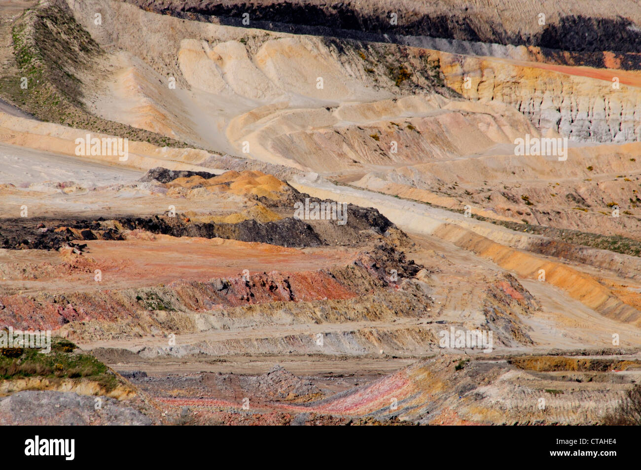 A sand and gravel quarry in Dorset UK Stock Photo