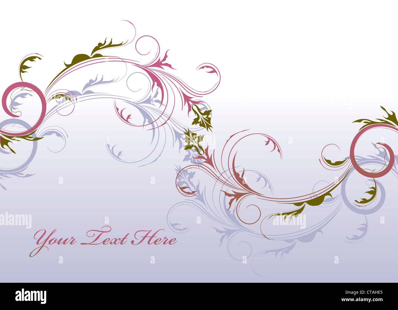 abstract floral background vector illustration Stock Photo - Alamy