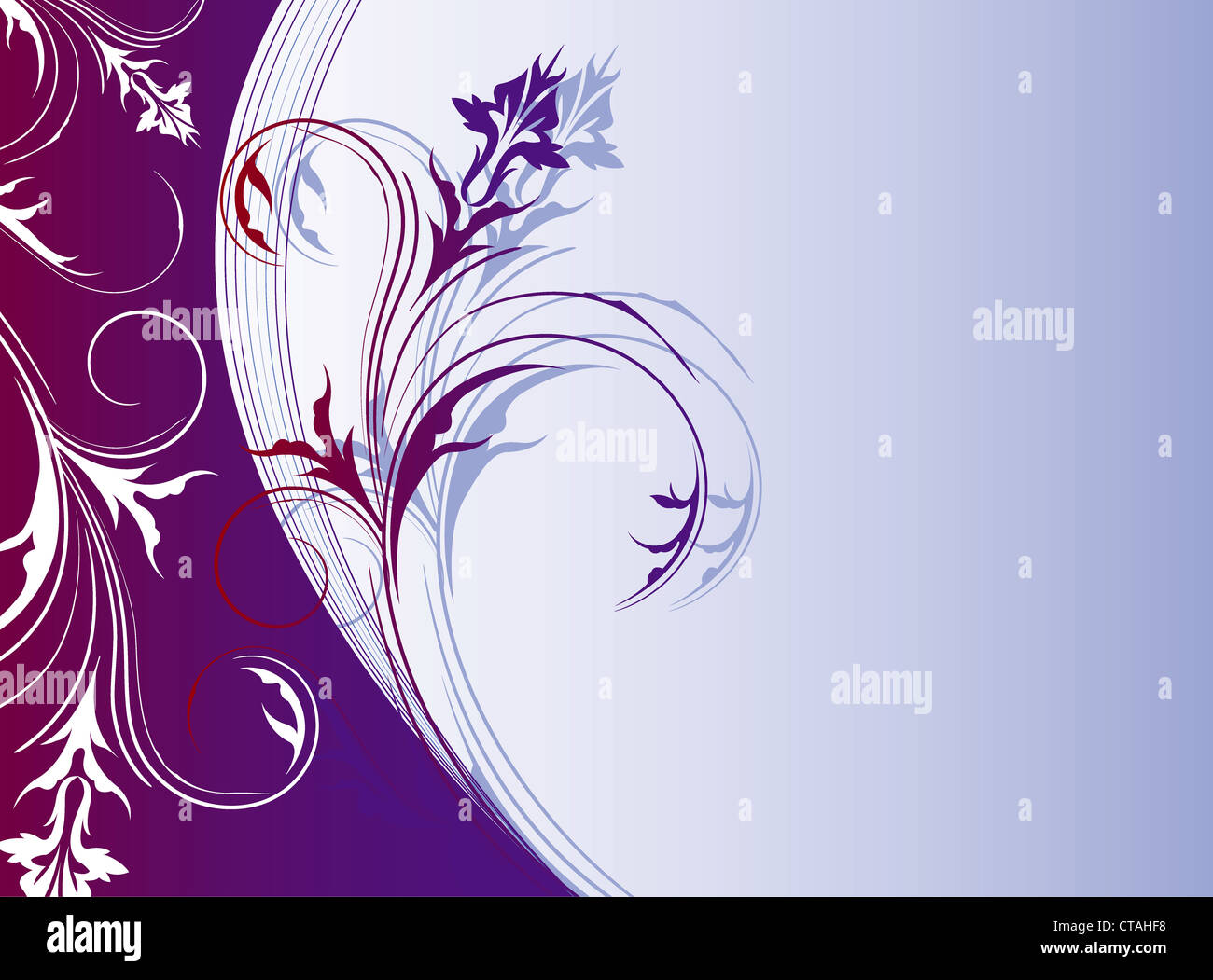 abstract floral background vector illustration Stock Photo - Alamy