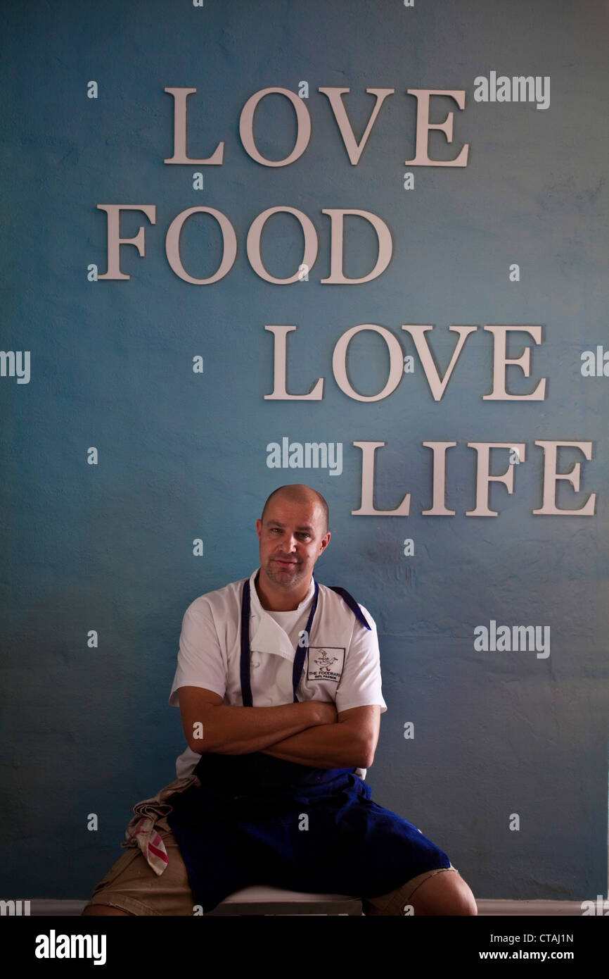Executive Chef Franck Dangereux, Restaurant The Foodbarn, Noordhoek, Western Cape, South Africa, RSA, Africa Stock Photo