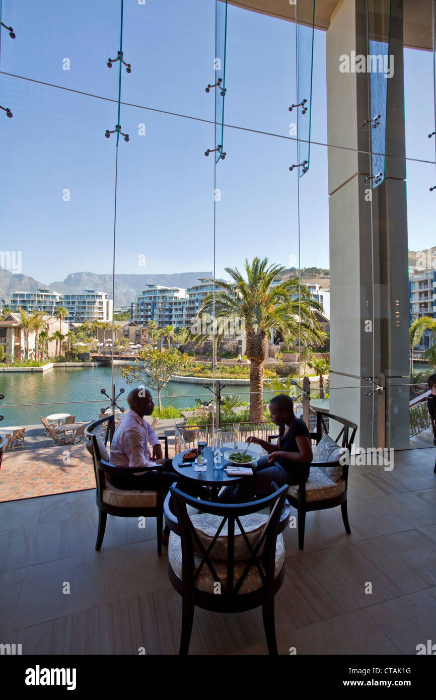 Vista Bar at Hotel One-and-Only, Cape Town, Western Cape, South Africa, RSA, Africa Stock Photo