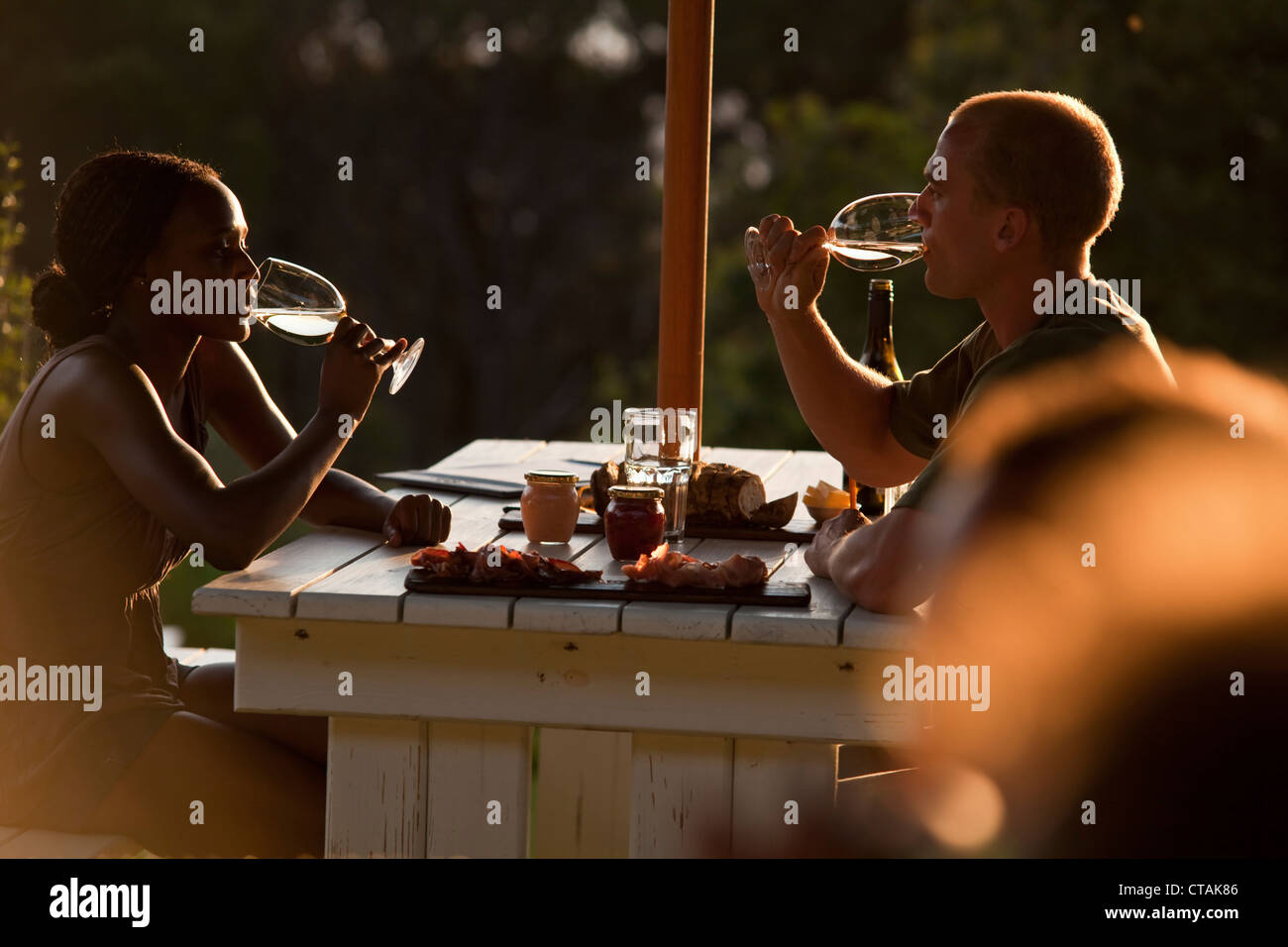 Restaurant Roundhouse, Camps Bay, Cape Town, Western Cape, South Africa, RSA, Africa Stock Photo