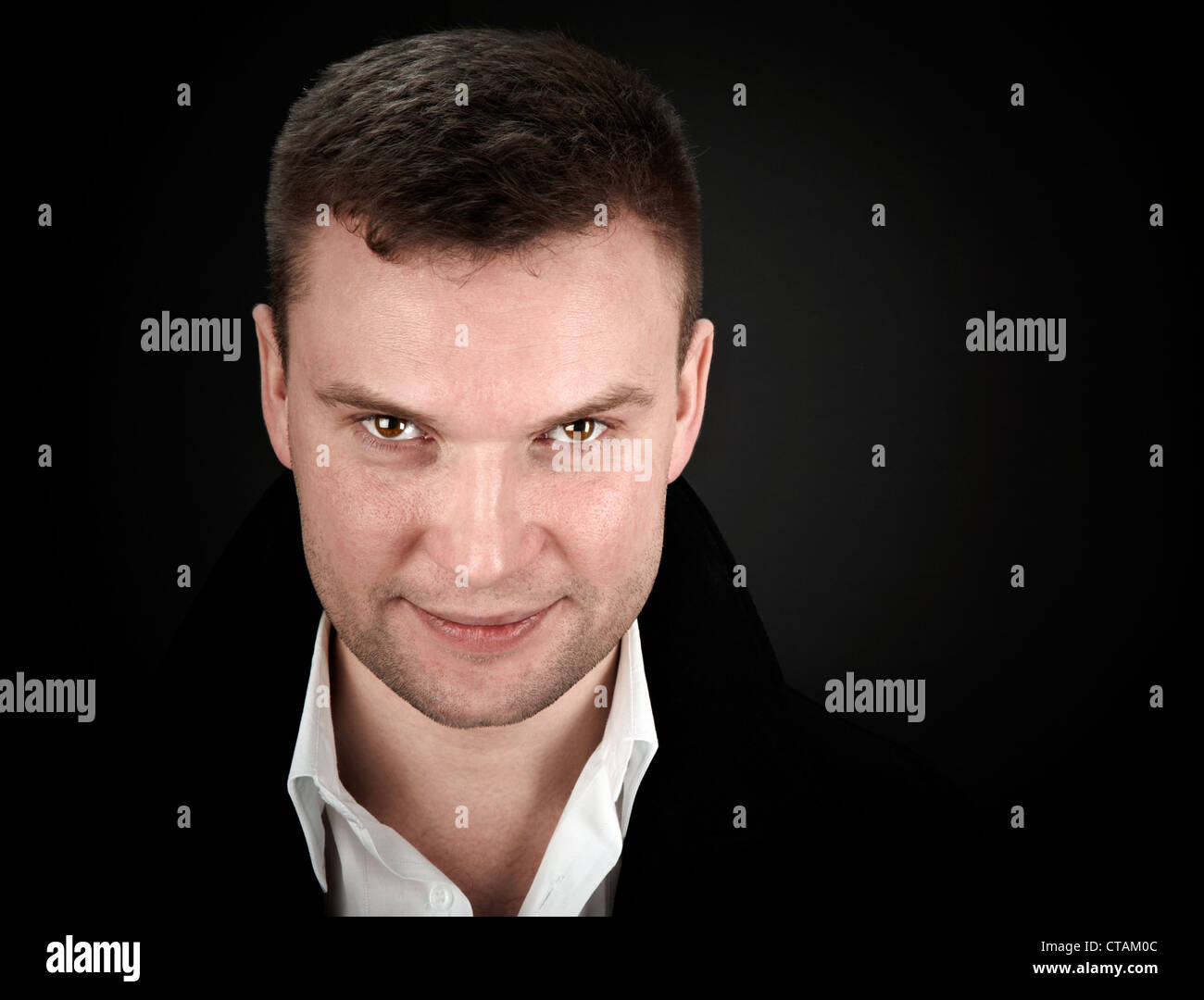 Portrait of the man close up Stock Photo - Alamy