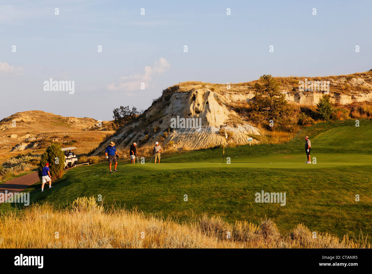 The Bully Pulpit Golfkurs, Medora, North Dakota, USA Stock Photo Alamy