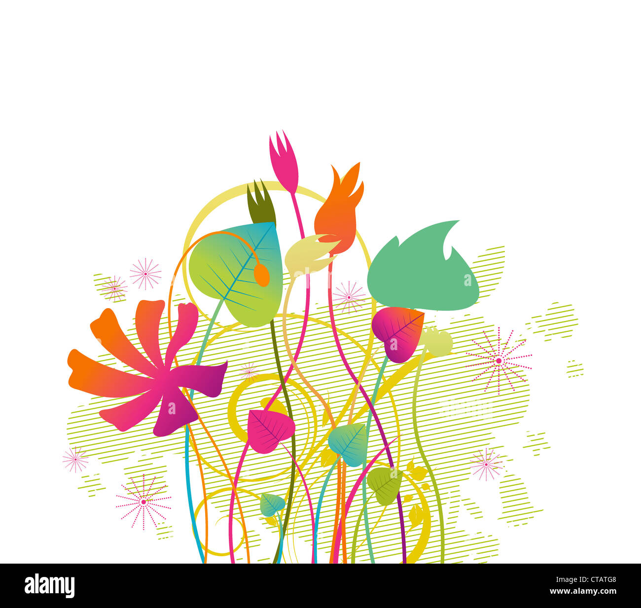Vector Abstract Floral Illustration Stock Photo Alamy Vector Abstract Floral Illustration Stock Photo Alamy