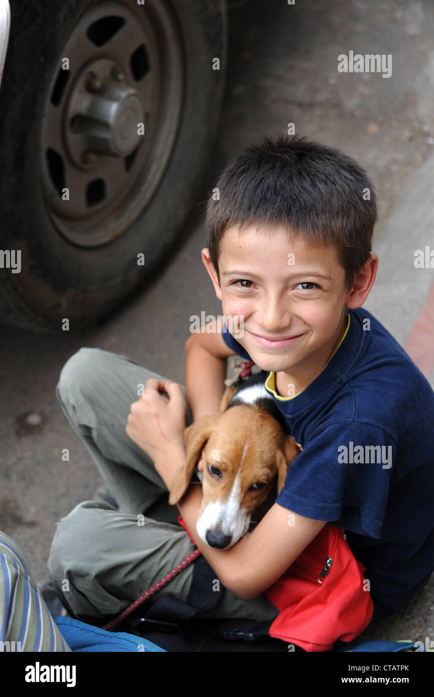 Colombian boy hires stock photography and images Alamy