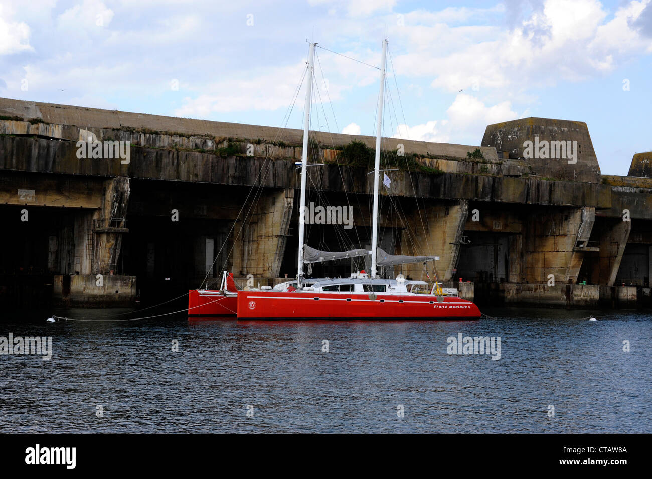 Sailing Boat Etoile Magique At Submarine Base Of Kermank3
