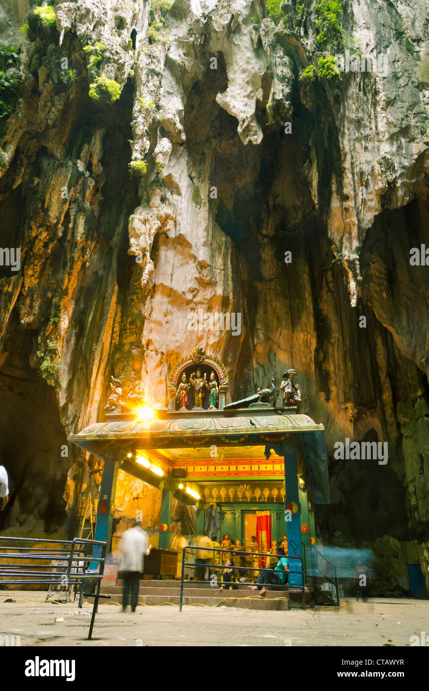 Batu cave hindu temple in kuala lumpur of Malaysia, one of the tourists attractions in Malaysia. Stock Photo