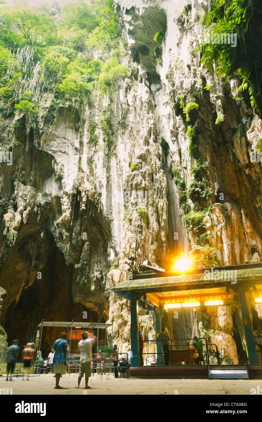 Batu cave hindu temple in kuala lumpur of Malaysia, one of the tourists attractions in Malaysia. Stock Photo