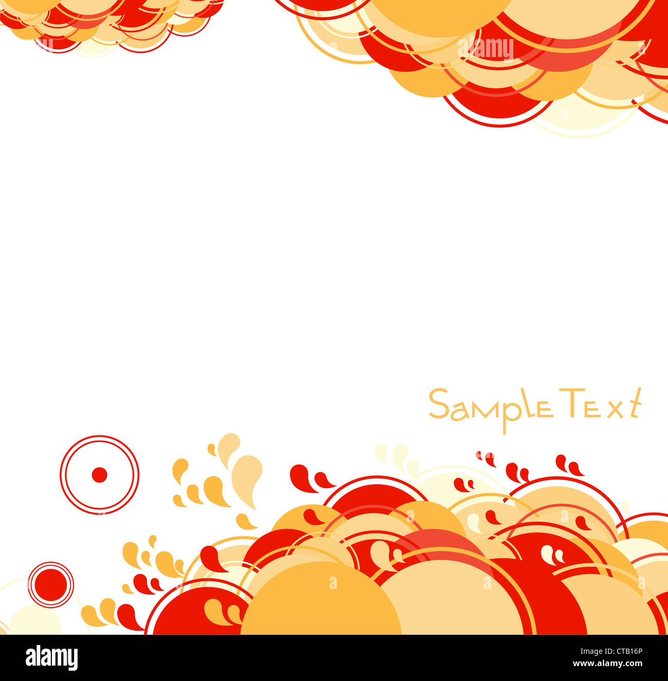 vector abstract background with circles Stock Photo - Alamy