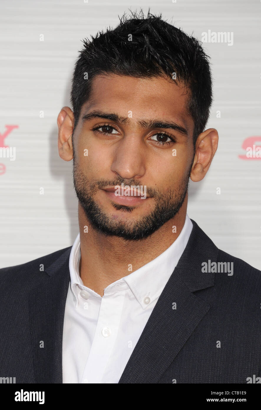 AMIR KHAN  British boxer at a Hollywood event in June 2012. Photo Jeffrey Mayer Stock Photo