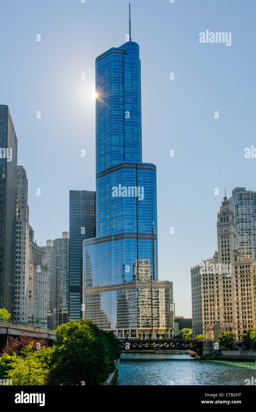 Trump Tower Chicago Stock Photo - Alamy
