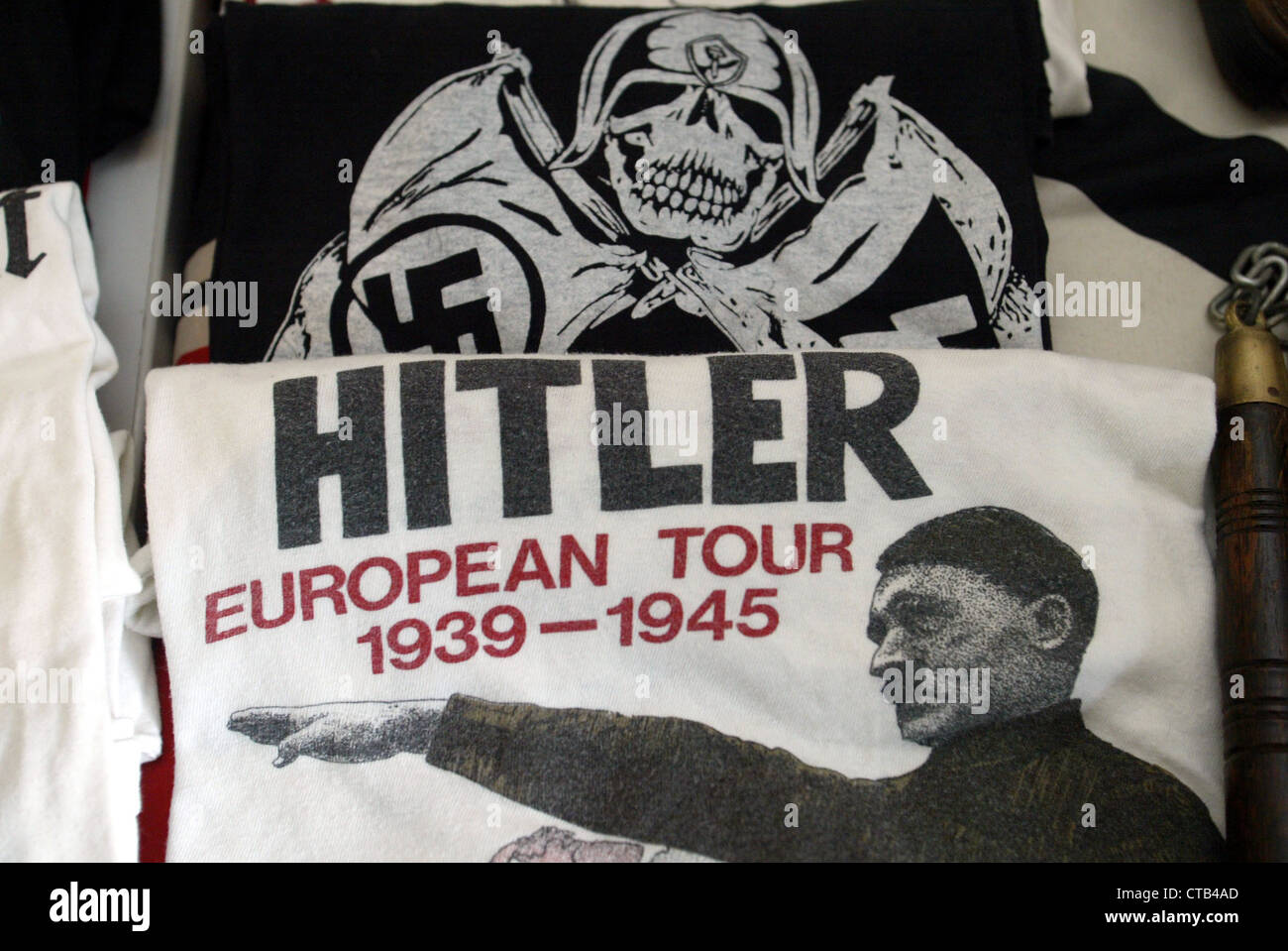 Berlin, confiscated Nazi propaganda material Stock Photo