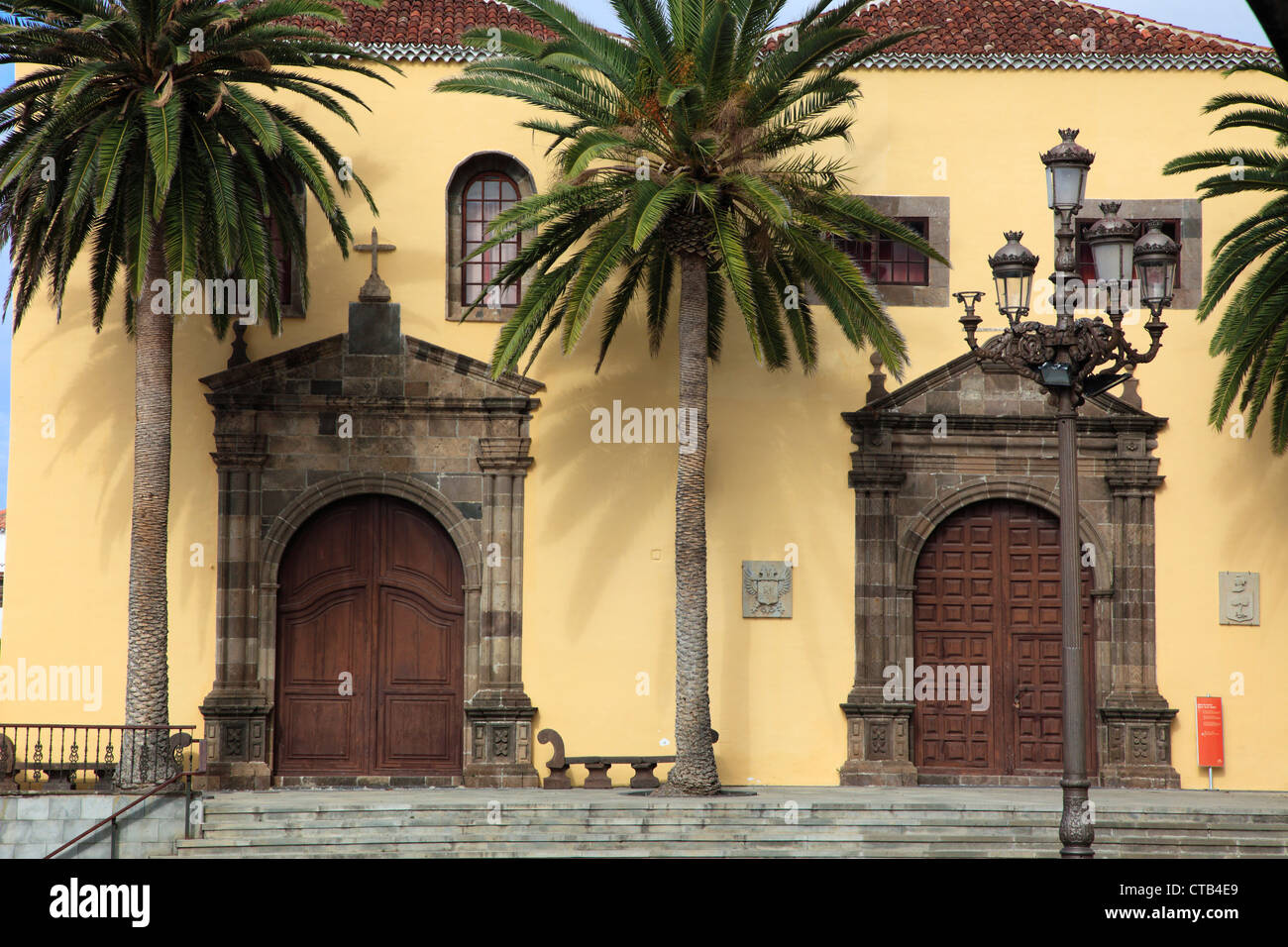 Spain, Canary Islands, Tenerife, Garachico, church, Stock Photo