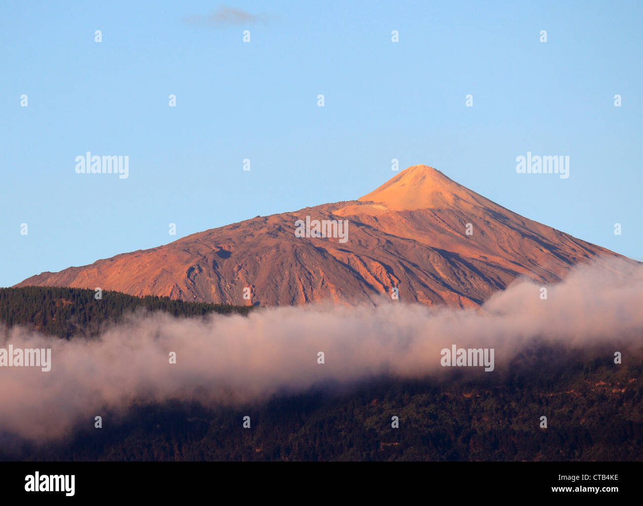 Spain, Canary Islands, Tenerife, Pico del Teide, volcano, Stock Photo