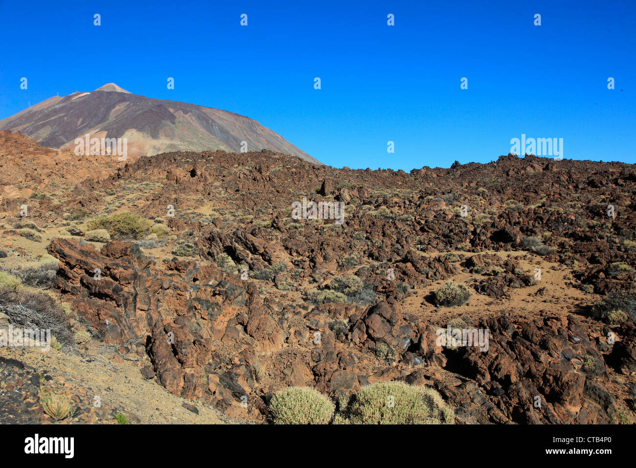 Spain, Canary Islands, Tenerife, Pico del Teide, volcano, Parque Nacional del Teide, Stock Photo