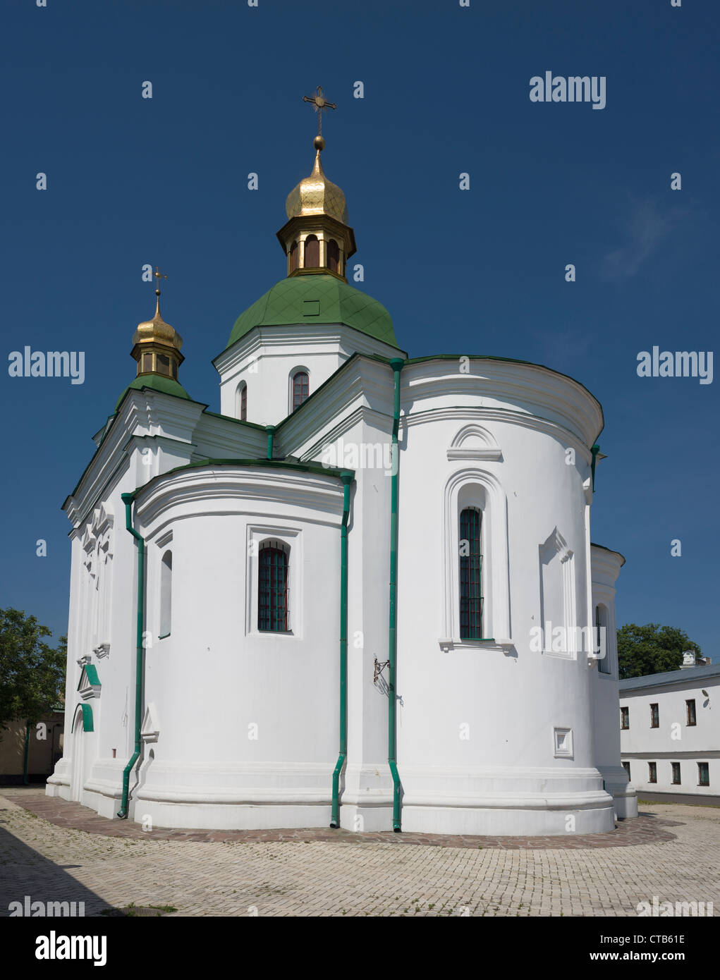 Resurrection church (XIX century) in Kyiv Stock Photo