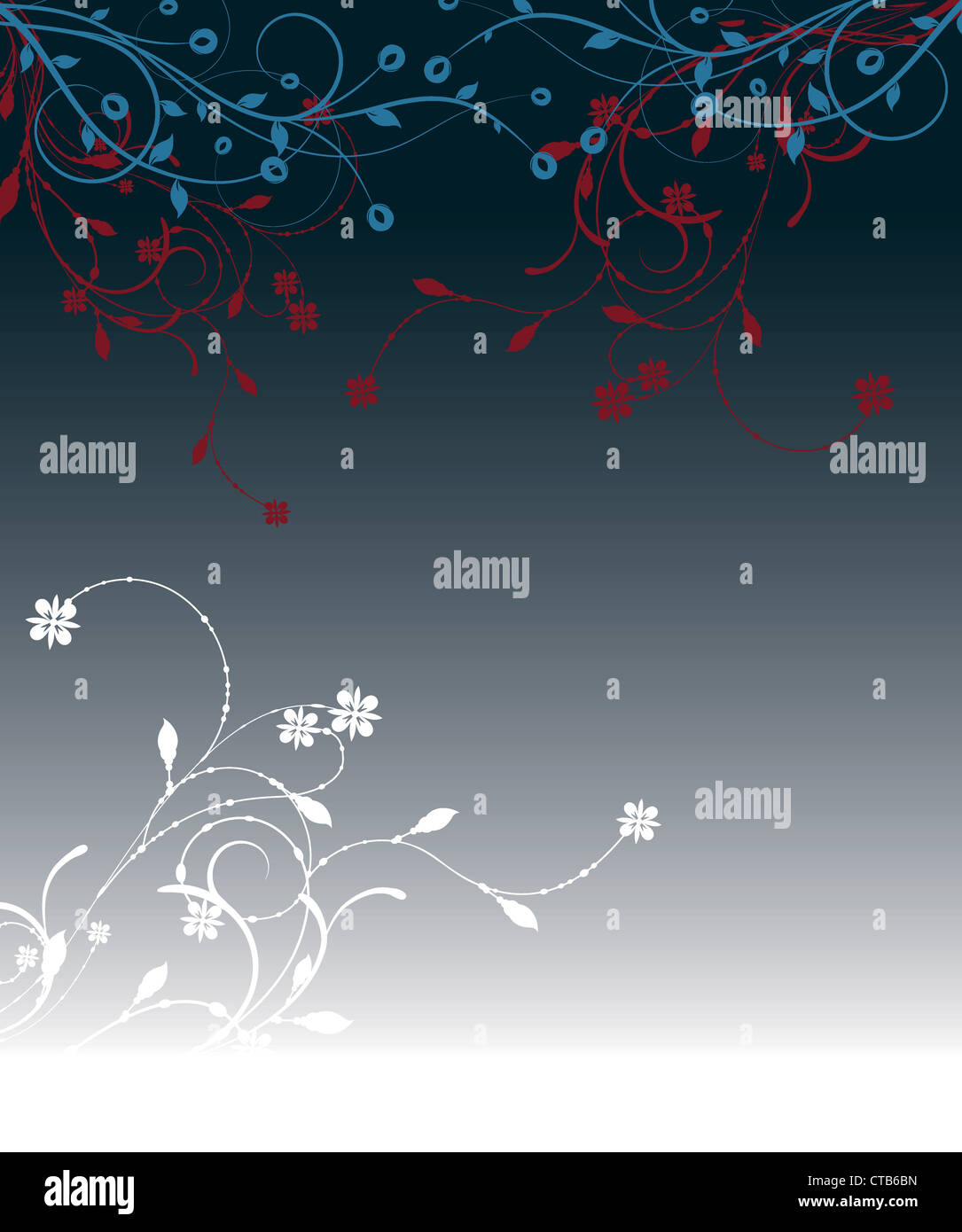 abstract floral background vector illustration Stock Photo - Alamy