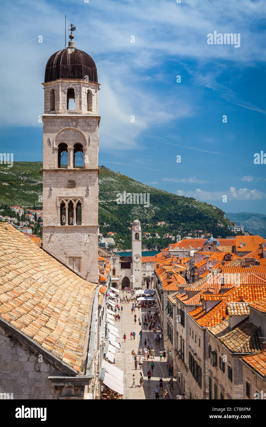 The Stradun, Dubrovnik, Croatia Stock Photo