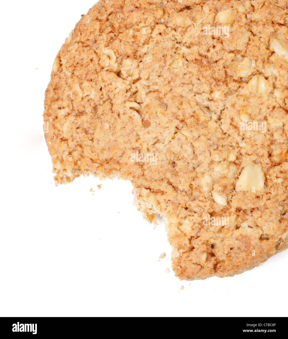 Biscuits isolated on a white bg Stock Photo