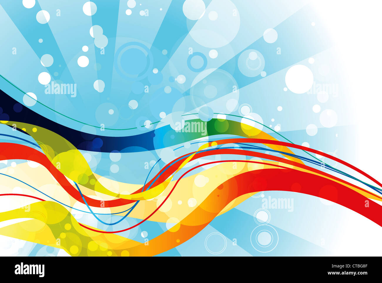 vector abstract background with waves Stock Photo - Alamy