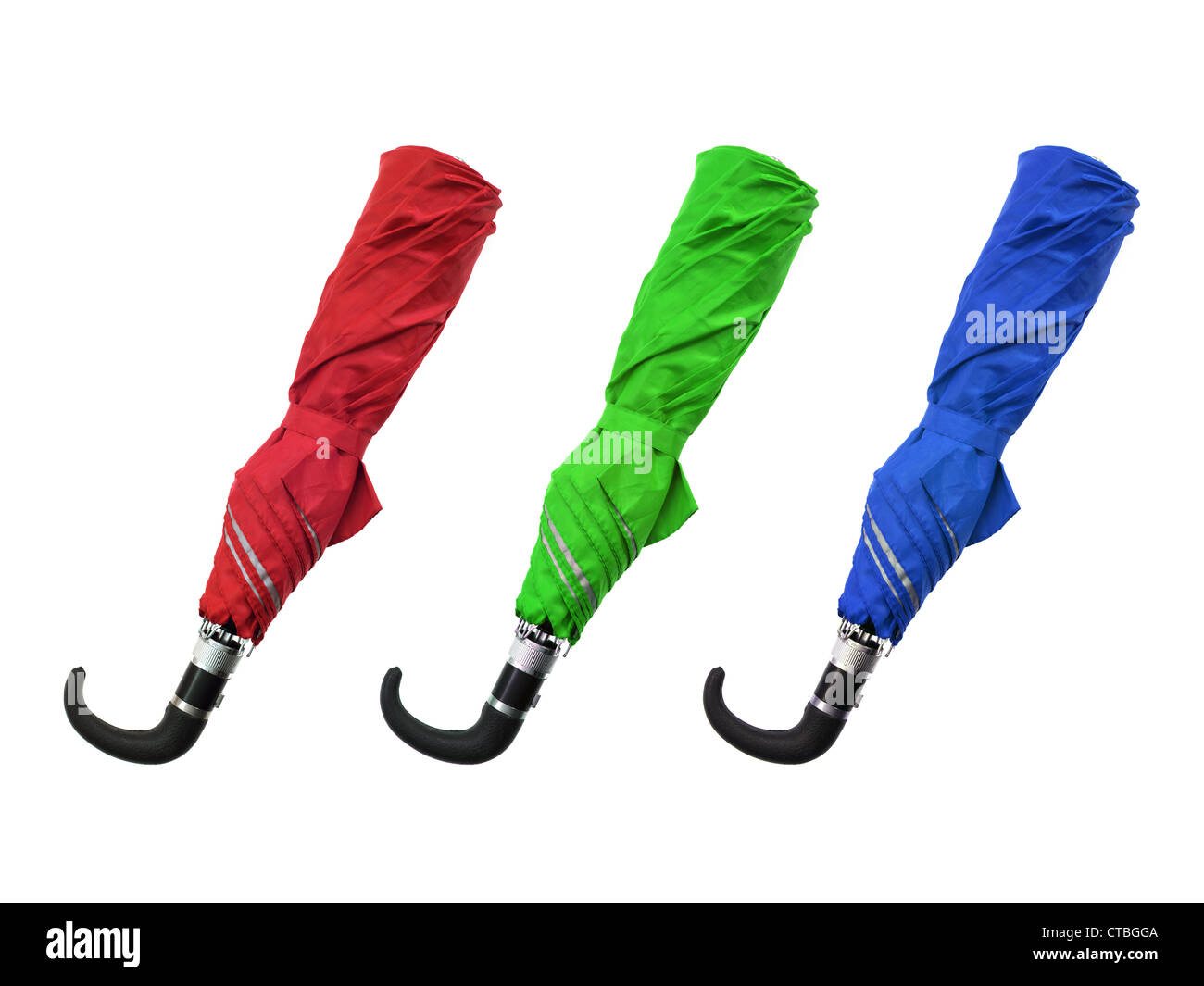 An umbrella isolated against a white background Stock Photo - Alamy