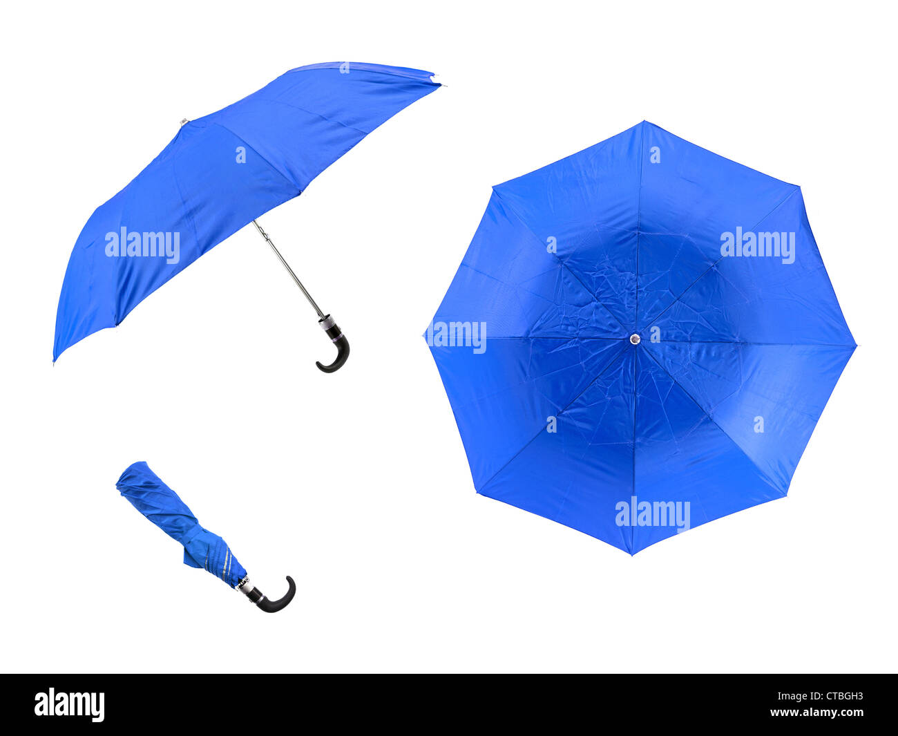 An umbrella isolated against a white background Stock Photo - Alamy