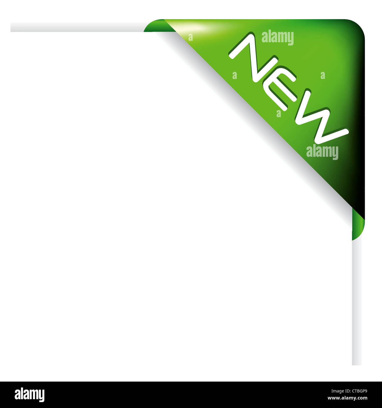 green corner vector illustration Stock Photo Alamy