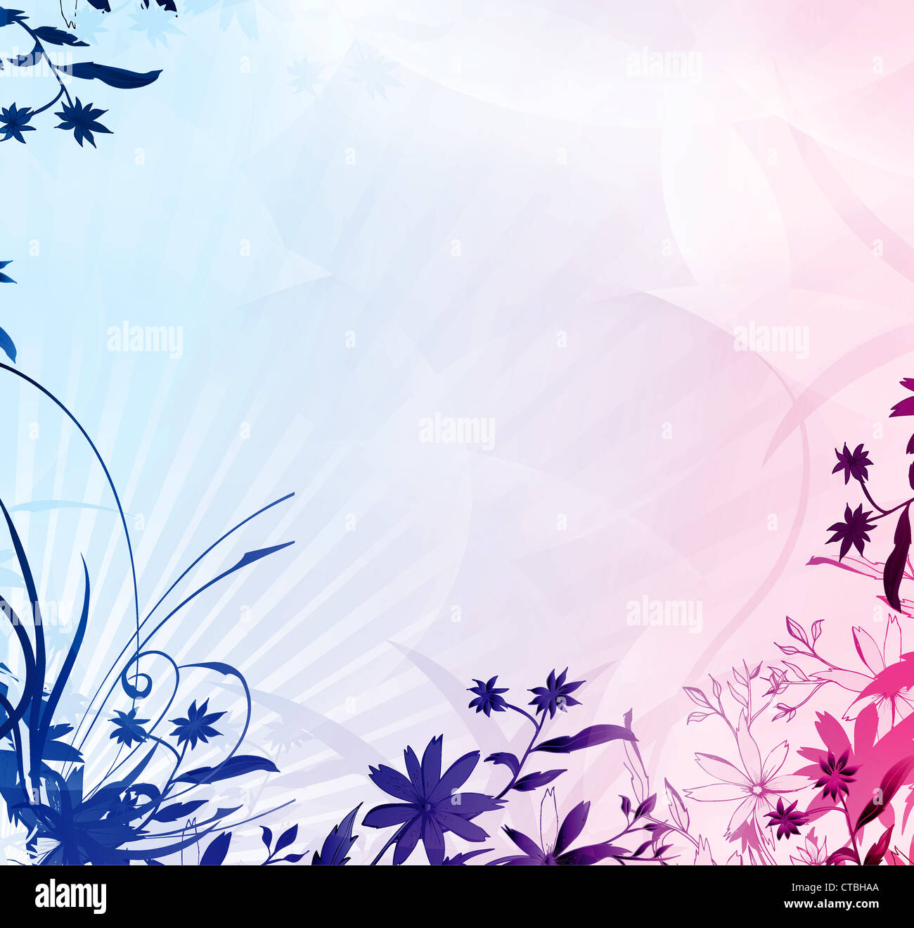 abstract colorful floral background vector illustration Stock Photo - Alamy